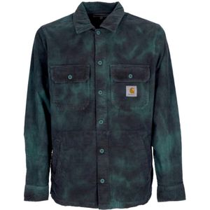 Carhartt Wip - Velvet Long Sleeve Shirt Jacket - Groen - Overhemden