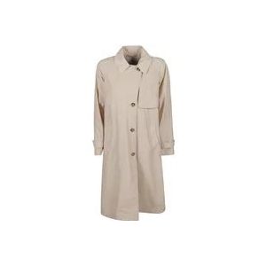 Woolrich Lichtgewicht Trenchcoat , Beige , Dames , Maat: S