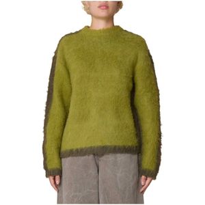 Obey, Dames, Truien, Groen, Maat: XS Wol,