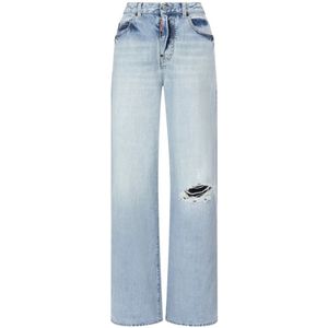 Dsquared2, Dames, Jeans, Blauw, Maat: 2XS
