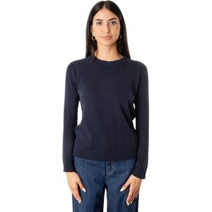 Maison Margiela, Dames, Truien, Blauw, Maat: M Katoen,