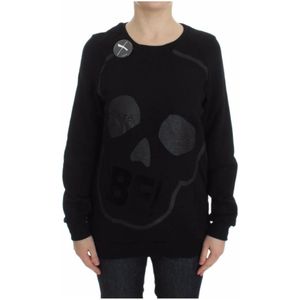 Exte, Dames, Truien, Zwart, Maat: XS Katoen,