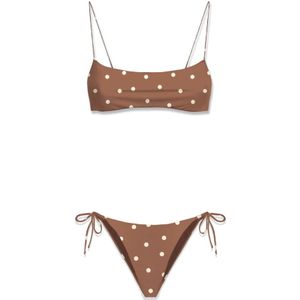 MC2 Saint Barth, Dames, Badkleding, Bruin, Maat: L