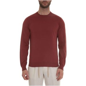 Hindustrie, Heren, Truien, Rood, Maat: M Katoen,