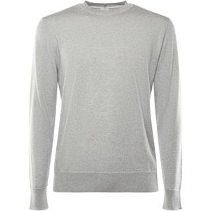 Eleventy, Heren, Truien, Grijs, Maat: M Wol,