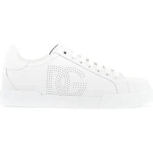 Dolce & Gabbana - Portofino - Sneakers - Wit - Leer