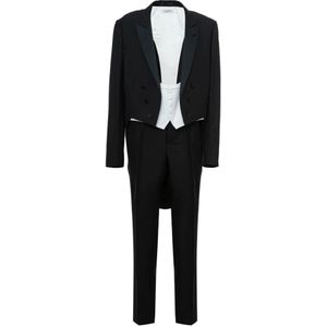 Valentino Garavani, Heren, Pakken, Zwart, Maat: 3XL