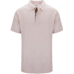 Burberry, Heren, Tops, Roze, Maat: L Katoen,