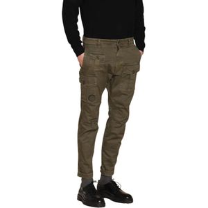 Mason's, Heren, Broeken, Groen, Maat: XS Katoen,