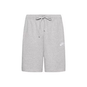 Nike Grijze Unisex Contrast Logo Shorts , Gray , Heren , Maat: 2XL