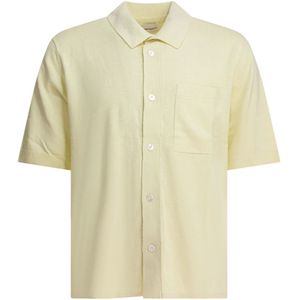 Norse Projects, Heren, Overhemden, Geel, Maat: S Katoen,