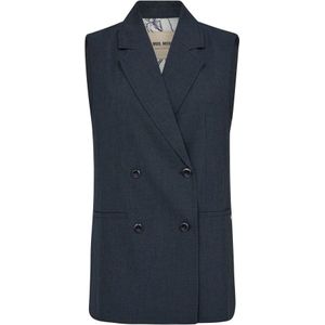 MOS Mosh, Dames, Jassen, Blauw, Maat: XS Viscose,