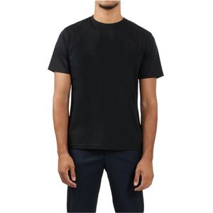 Peuterey, Heren, Tops, Zwart, Maat: S Katoen,