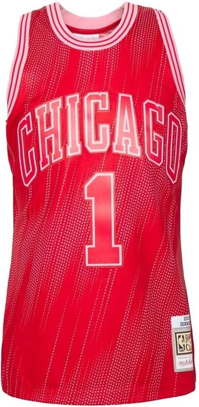 Mitchell & Ness - Monochrome Swingman Jersey 2008 - NBA-shirt - Chicago Bulls - Derrick Rose