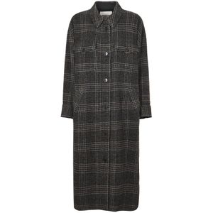 Marant étoile, Dames, Mantels, Grijs, Maat: XS Wol,