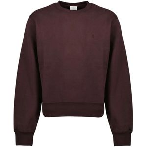 Saint Laurent, Heren, Sweatshirts & Hoodies, Rood, Maat: M