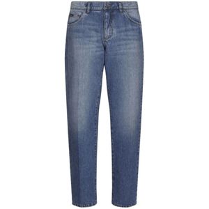 Dolce & Gabbana, Heren, Jeans, Blauw, Maat: XL Denim,
