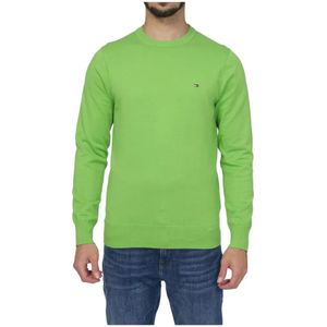 Tommy Hilfiger, Heren, Truien, Groen, Maat: S Katoen,