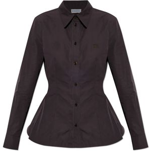 Burberry - Eliza - Overhemd - Bruin - Katoen
