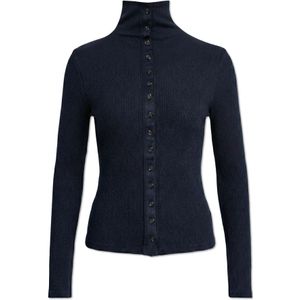 Rag & Bone, Dames, Truien, Blauw, Maat: XS Leer,