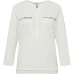 Rabe, Dames, Blouses & Shirts, Wit, Maat: S