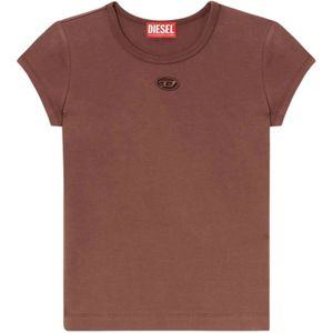 Diesel, Dames, Tops, Bruin, Maat: L Katoen,