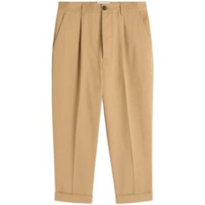 Ami Paris, Heren, Broeken, Beige, Maat: L Wol,