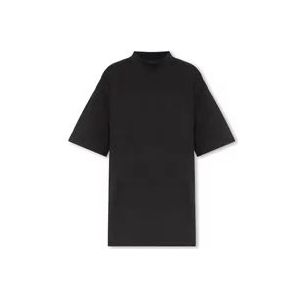 Balenciaga T-shirt met logo , Black , Dames , Maat: 2XS