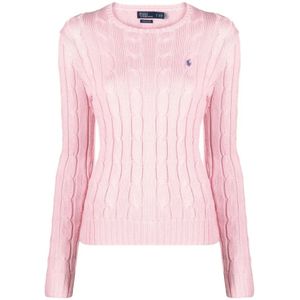 Polo Ralph Lauren, Dames, Truien, Roze, Maat: S Katoen,