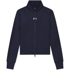 Courrèges, Dames, Jassen, Blauw, Maat: M