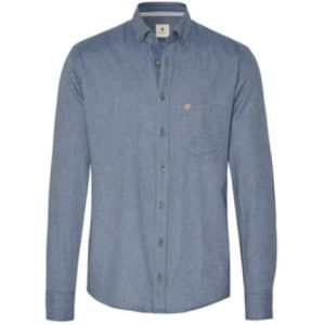 Hatico, Heren, Overhemden, Blauw, Maat: 3XL Katoen,