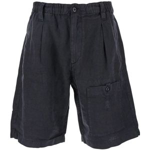 C.p. Company, Heren, Korte broeken, Blauw, Maat: S Linnen,