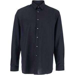 Low Brand, Heren, Overhemden, Blauw, Maat: XL