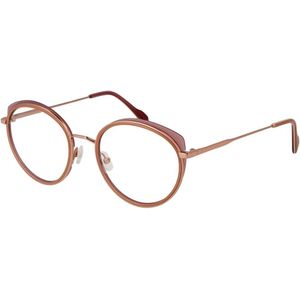 Andy Wolf - Optisch Montuur - Roze - Unisex - Rond - Volledig Omrand