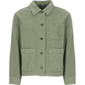 A.p.c., Dames, Jassen, Groen, Maat: S Katoen,