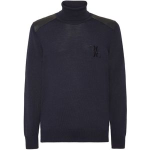 Billionaire, Heren, Truien, Blauw, Maat: M Zijde,