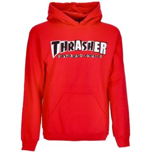 Thrasher, Heren, Sweatshirts & Hoodies, Rood, Maat: XL Katoen,