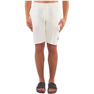 C.p. Company, Heren, Korte broeken, Wit, Maat: M Fleece,
