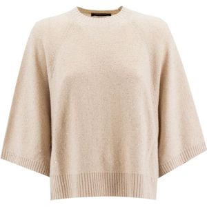 Fabiana Filippi, Dames, Truien, Beige, Maat: M Zijde,