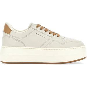 Hogan Urban Chic Skyscraper Sneakers , Beige , Dames , Maat: 35 EU