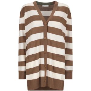 Max Mara, Dames, Truien, Bruin, Maat: M