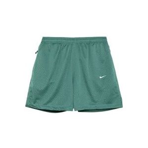 Nike Mesh Swoosh Shorts met ritszakken , Green , Heren , Maat: S