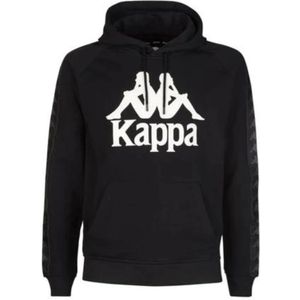 Kappa, Heren, Sweatshirts & Hoodies, Zwart, Maat: M Katoen,