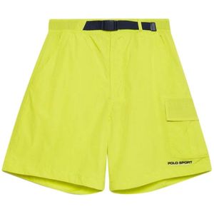 Polo Ralph Lauren, Heren, Korte broeken, Groen, Maat: L Nylon,