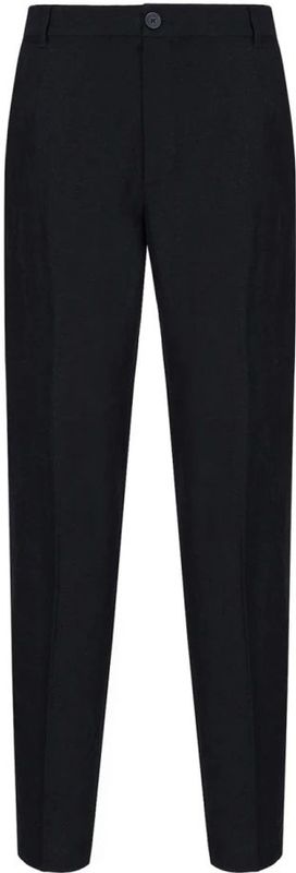 Armani Exchangevoor mannen. 8NZP15ZNFNZ1583 Marine linnen broek (29), Casual, Vlas, Marineblauw