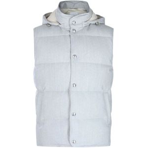 Eleventy, Heren, Jassen, Grijs, Maat: M Katoen,