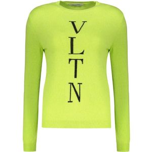 Valentino Garavani, Dames, Truien, Groen, Maat: S Wol,