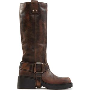 Vic Matié, Dames, Schoenen, Beige, Maat: 36 EU Leer,