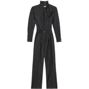 Isabel Marant, Dames, Jumpsuits & Playsuits, Zwart, Maat: XS Katoen,