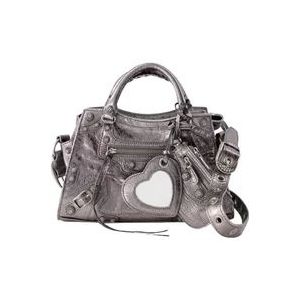 Balenciaga Leather handbags , Gray , Dames , Maat: ONE Size